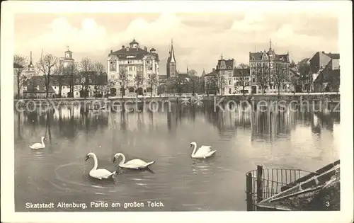 Altenburg Thueringen Partie am grossen Teich Kat. Altenburg