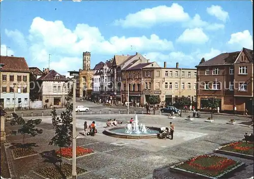 Meuselwitz Marktplatz Kat. Meuselwitz Thueringen