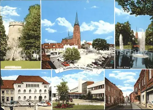 Schwalmtal Rathaus Markt Haus Klee Lange Strasse  Kat. Schwalmtal