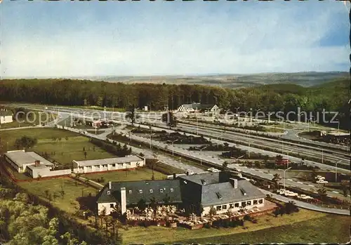 Rohrbrunn Autobahn Rasthaus Fliegeraufnahme Kat. Weibersbrunn