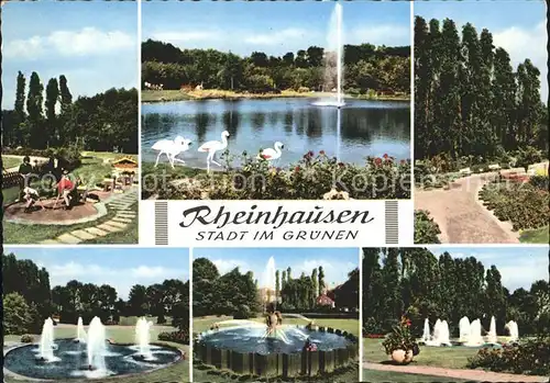 Rheinhausen Oberhausen Park Kat. Oberhausen Rheinhausen