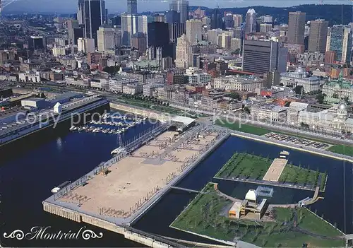 Montreal Quebec Fliegeraufnahme Hafen Kat. Montreal