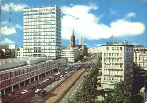 Duesseldorf Berliner Allee Fliegeraufnahme Kat. Duesseldorf