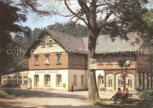 Jonsdorf HO Gaststaette Gondelfahrt Kat. Kurort Jonsdorf