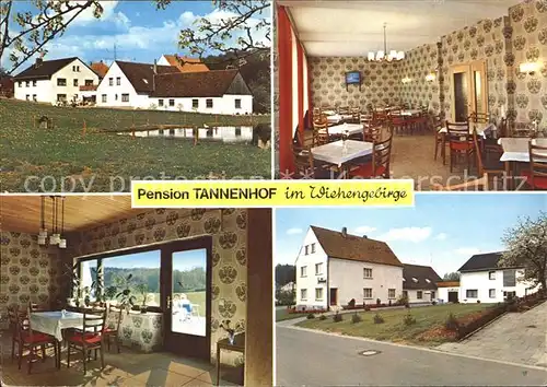 Oldendorf Wiehengebirge Pension Tannenhof Kat. Melle