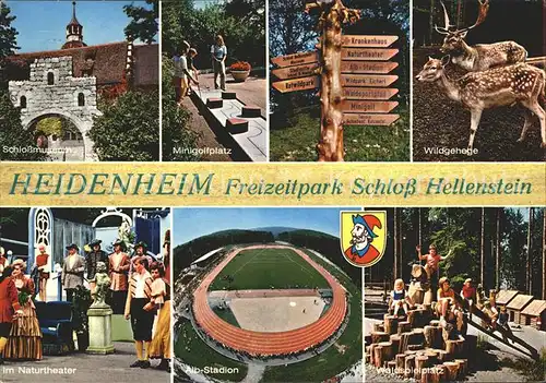 Heidenheim Brenz Freizeitpark Schloss Hellenstein Kat. Heidenheim an der Brenz