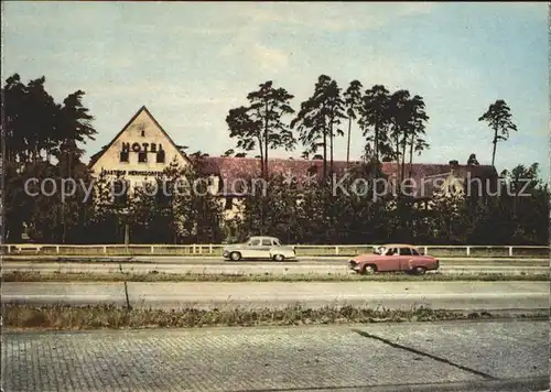 Hermsdorf Thueringen Hotel Rasthof Hermsdorfer Kreuz Kat. Hermsdorf Thueringen