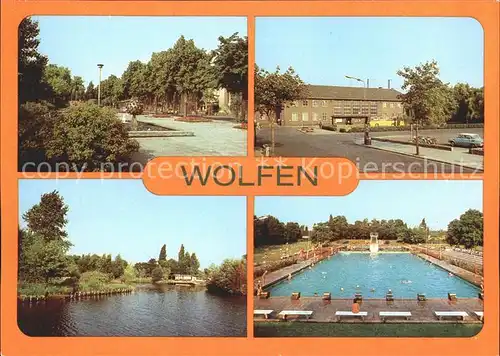 Wolfen Bitterfeld Bahnhof Schwimmbad / Bitterfeld /Anhalt-Bitterfeld LKR