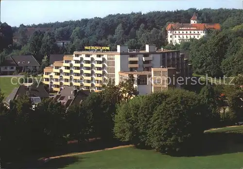 Bad Rothenfelde Haus Deutsch Krone mit Sanatorium Weidtmanshof Kat. Bad Rothenfelde