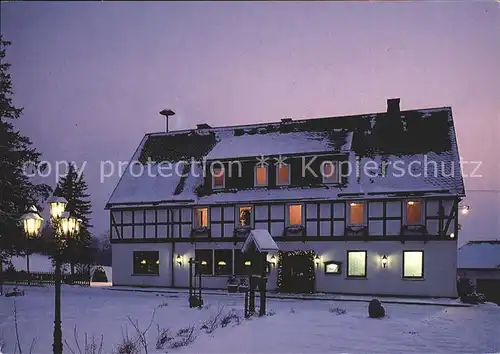 Schanze Sauerland Gasthof Braeutigam Hanses Kat. Schmallenberg