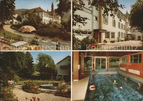 Neusatzeck Josef Baeder Haus Park Hallenbad Kat. Buehl