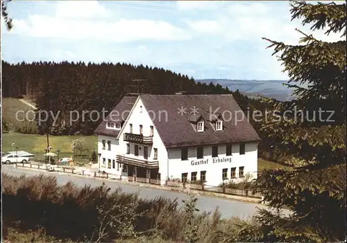 Laibach Bad Berleburg Hotel Pension Cafe Erholung Kat. Bad Berleburg