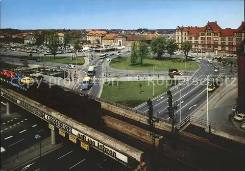 Oldenburg Niedersachsen Eisenbahnbruecke am Pferdemarkt Kat. Oldenburg (Oldenburg)