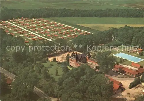 Haren Ems Ferienzentrum Schloss Dankern Fliegeraufnahme Kat. Haren (Ems)