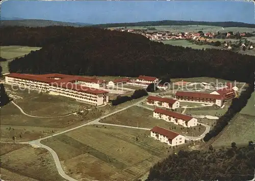 Schoemberg Schwarzwald Schwarzwald Sanatorium Fliegeraufnahme Kat. Schoemberg