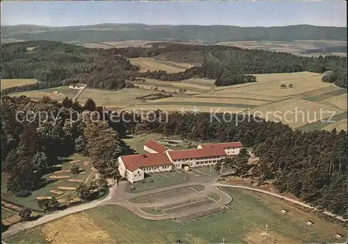 Gladenbach Dt Postgewerkschaft Haus Blankenstein Fliegeraufnahme Kat. Gladenbach