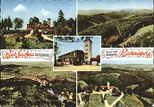 Bad Sachsa Harz Panorama Berghotel Ravensberg Kat. Bad Sachsa