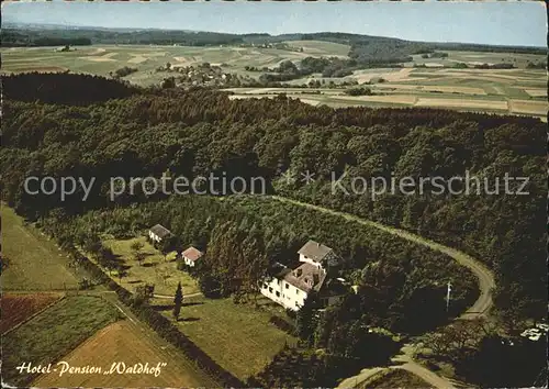 Schuerdt Hotel Pension Waldhof Fliegeraufnahme Kat. Schuerdt