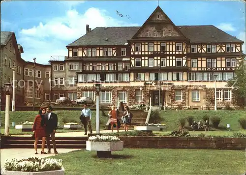 Oberhof Thueringen Hotel Ernst Thaelmann Haus Park Kat. Oberhof Thueringen