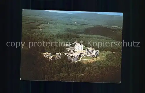 Weiskirchen Saar Hochwald Sanatorium und Kneipp Sanatorium Baerenfels Fliegeraufnahme Kat. Weiskirchen Saar