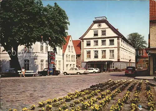Schleswig Holstein Rathausmarkt und Rathaus Kat. Schleswig