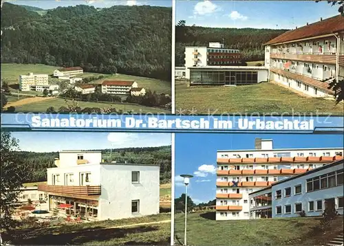 Neukirchen Knuellgebirge Sanatorium Dr Bartsch Urbachtal Teilansichten Kat. Neukirchen