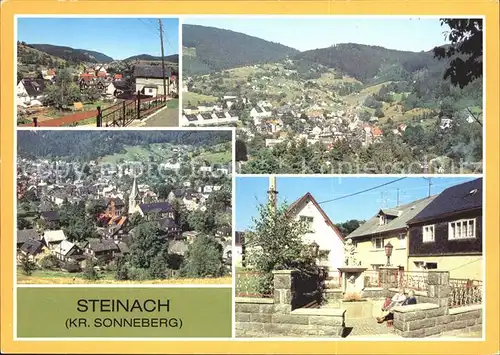 Steinach Thueringen Orts und Teilansichten Panorama Kat. Steinach Thueringen