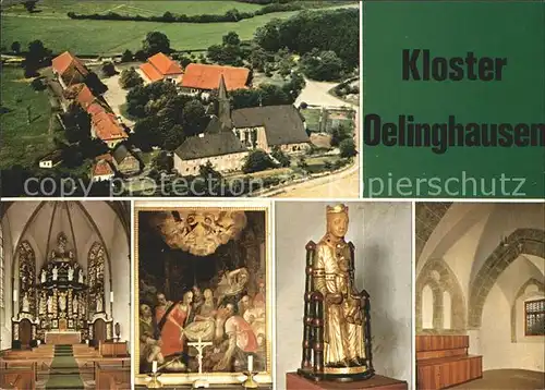 Oelinghausen Fliegeraufnahme Marianhiller Kloster und Wallfahrtskirche Details Kat. Arnsberg