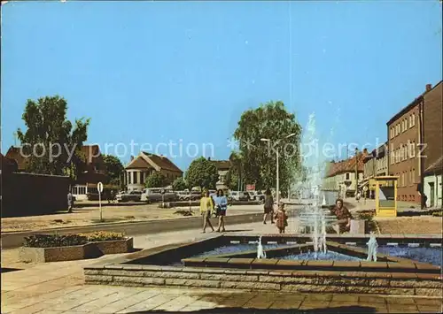 Seelow Clara Zetkin Strasse Springbrunnen Kat. Seelow