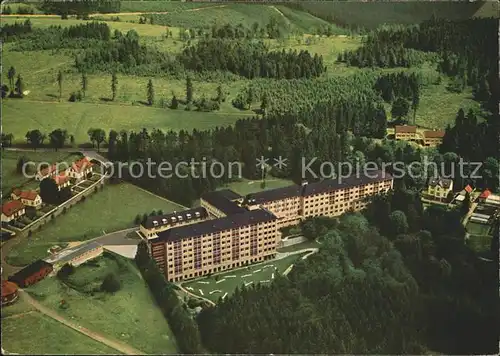 St Andreasberg Harz Klin Sanatorium Rehberg Fliegeraufnahme Kat. Sankt Andreasberg