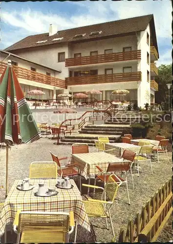 Rhenegge Sanatorium Sonnenhof Terrasse Kat. Diemelsee