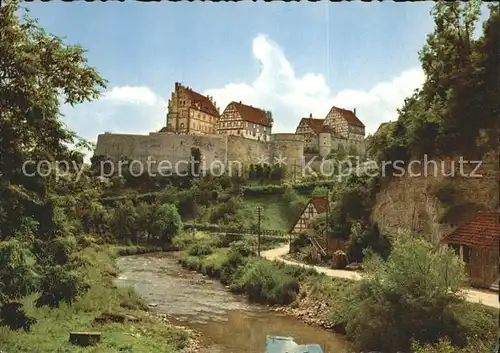 Vellberg Teilansicht Burgruine Kat. Vellberg