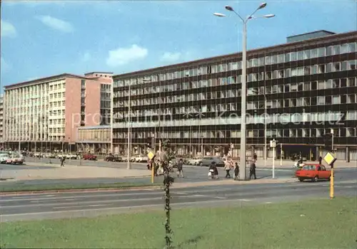 Karl Marx Stadt Brueckenstrasse und Autohaus Kat. Chemnitz