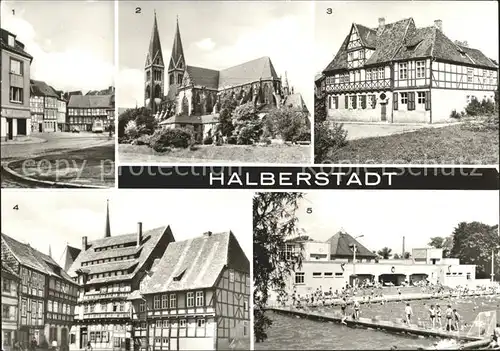Halberstadt Johannesbrunnen Dom Gleimhaus Kulkmuehle Kat. Halberstadt