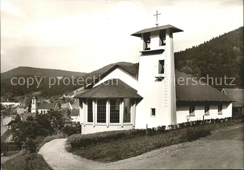 Schenkenzell Kirche Kat. Schenkenzell Schwarzwald