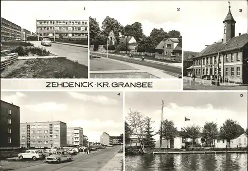 Zehdenick Klosterruine Ernst Thlaelmann Platz Gasstaette Bootshaus Kat. Zehdenick