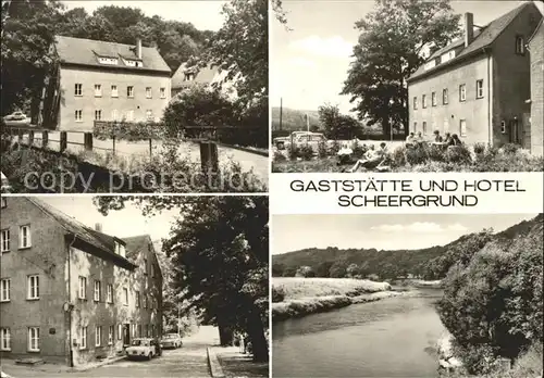 Klosterbuch Restaurant Hotel Scheergrund Kat. Leisnig