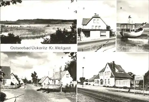 ueckeritz Usedom Wochninsee Hauptstrasse Bahnhof Kat. ueckeritz Usedom