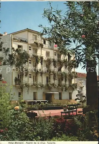 Puerto de la Cruz Hotel Monopol Kat. Puerto de la Cruz Tenerife