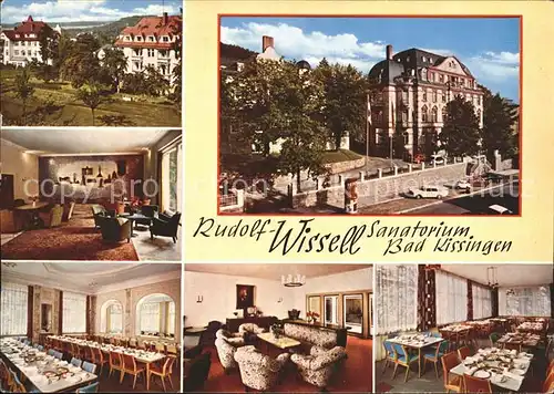 Bad Kissingen Sanatorium Rudolf Wissel Kat. Bad Kissingen
