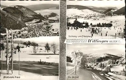 Willingen Sauerland Skihang Ettelsberg Stryck Ski Kat. Willingen (Upland)
