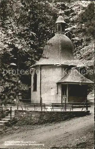 Attendorn Wallfahrtskapelle Waldenburg Kat. Attendorn