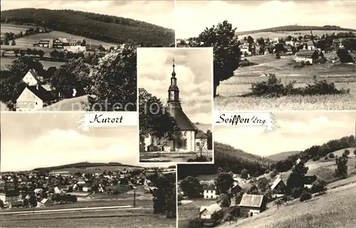 Seiffen Erzgebirge Kirche Teilansichten Kat. Kurort Seiffen Erzgebirge