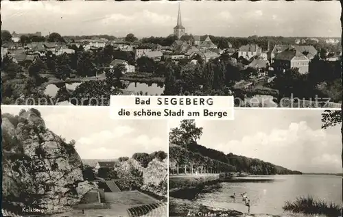 Bad Segeberg Grosse See Kalkberg  Kat. Bad Segeberg