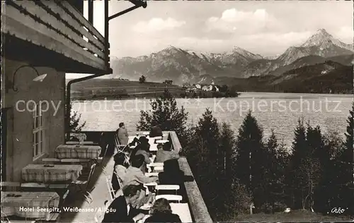 Weissensee Fuessen Hotel Seespitz  Kat. Fuessen