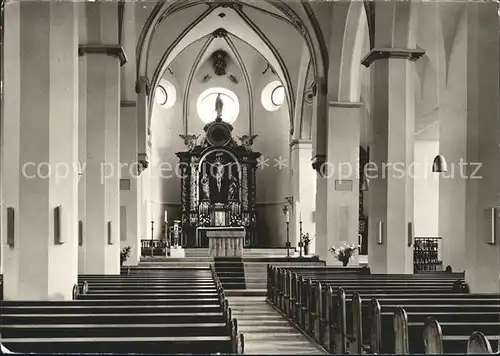 Meschede St Waldburga Kirche Kat. Arnsberg