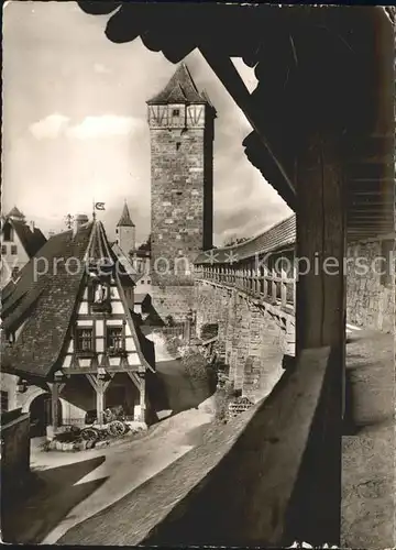 Rothenburg Tauber Alte Schmiede Roederschuett Forge Wall Kat. Rothenburg ob der Tauber