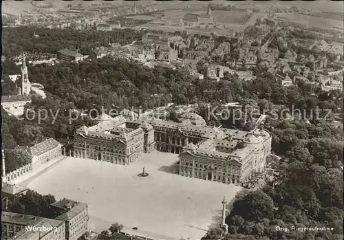 Wuerzburg Fliegeraufnahme Kat. Wuerzburg