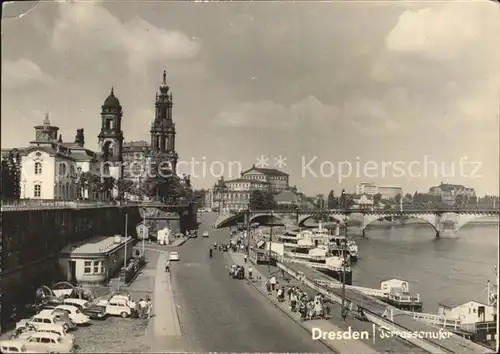 Dresden Terrassenufer Kat. Dresden Elbe