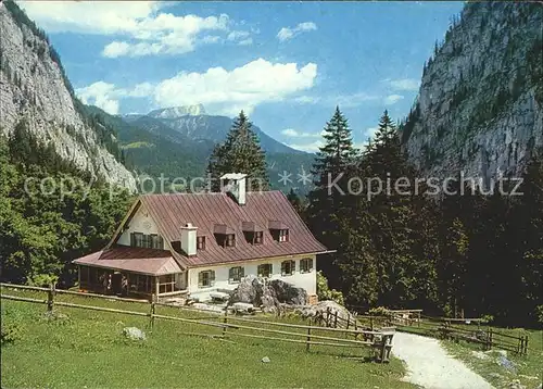 Berchtesgaden Wimbachschloss Untersberg Kat. Berchtesgaden